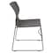Flash Furniture Gray Plastic Stack Chair RUT-438-GY-GG - alternate 3